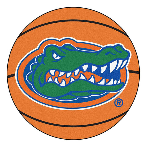 Florida Gators NCAA Basketball Round Floor Mat (29) Gator Head