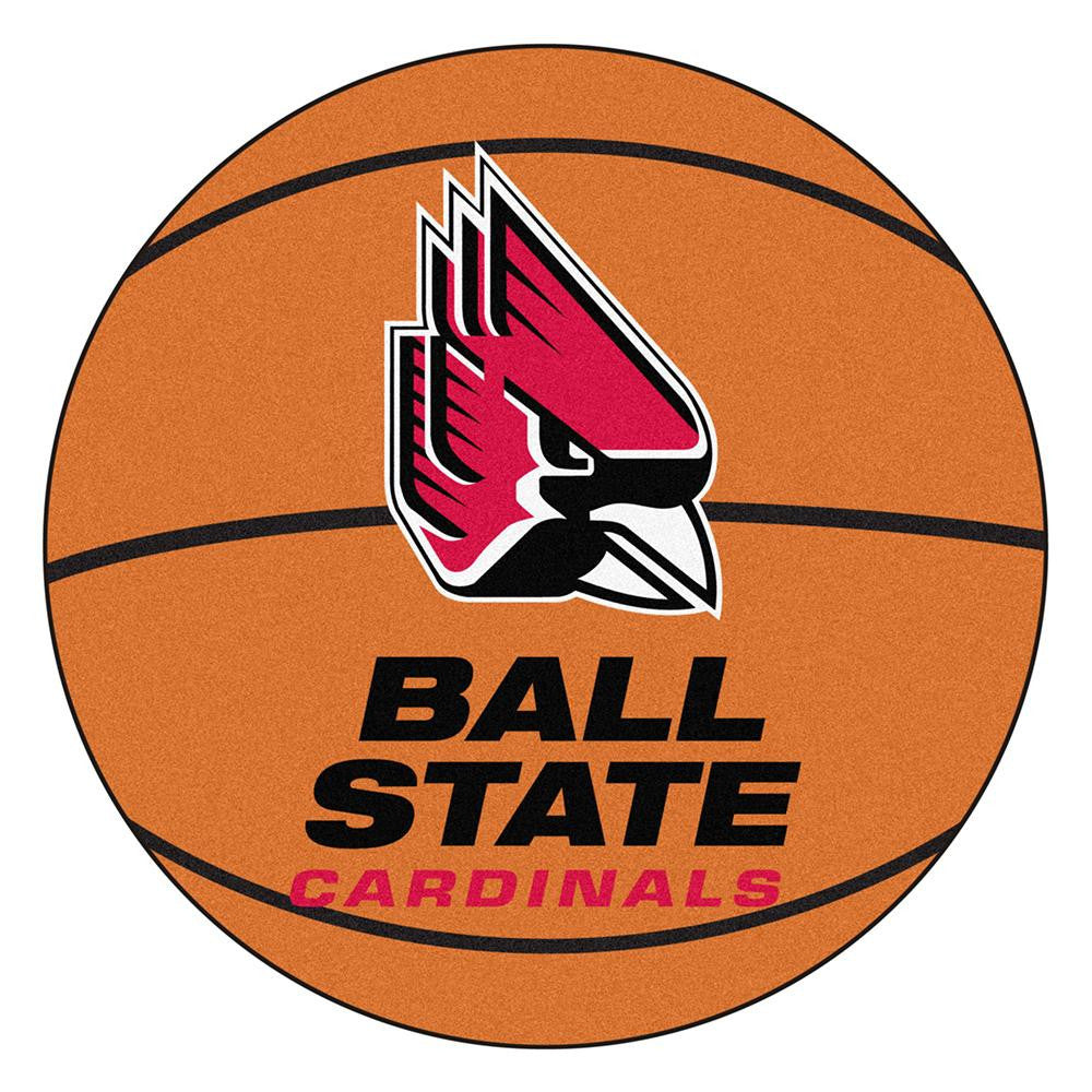 Ball State Cardinals NCAA Basketball Round Floor Mat (29)