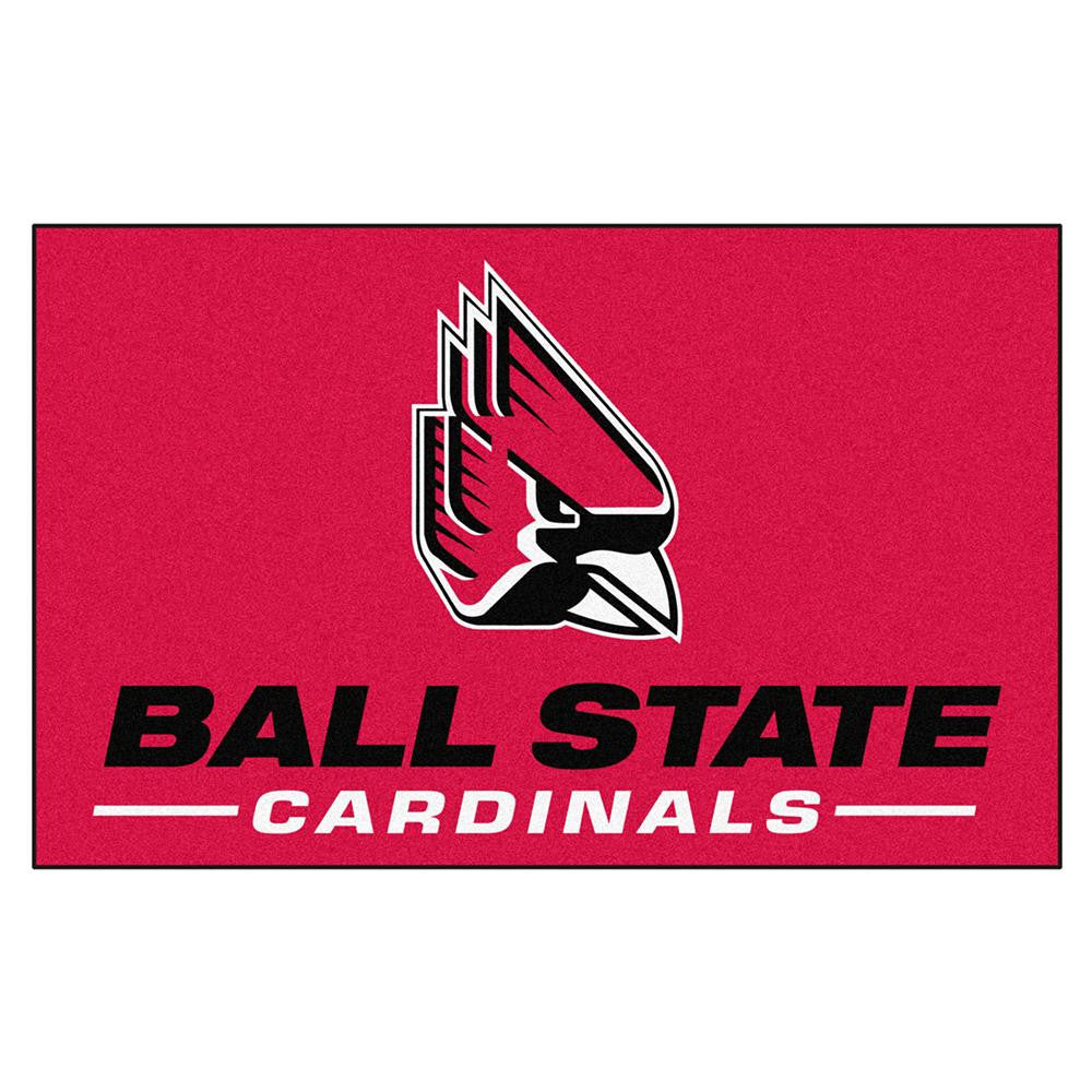 Ball State Cardinals NCAA Ulti-Mat Floor Mat (5x8')