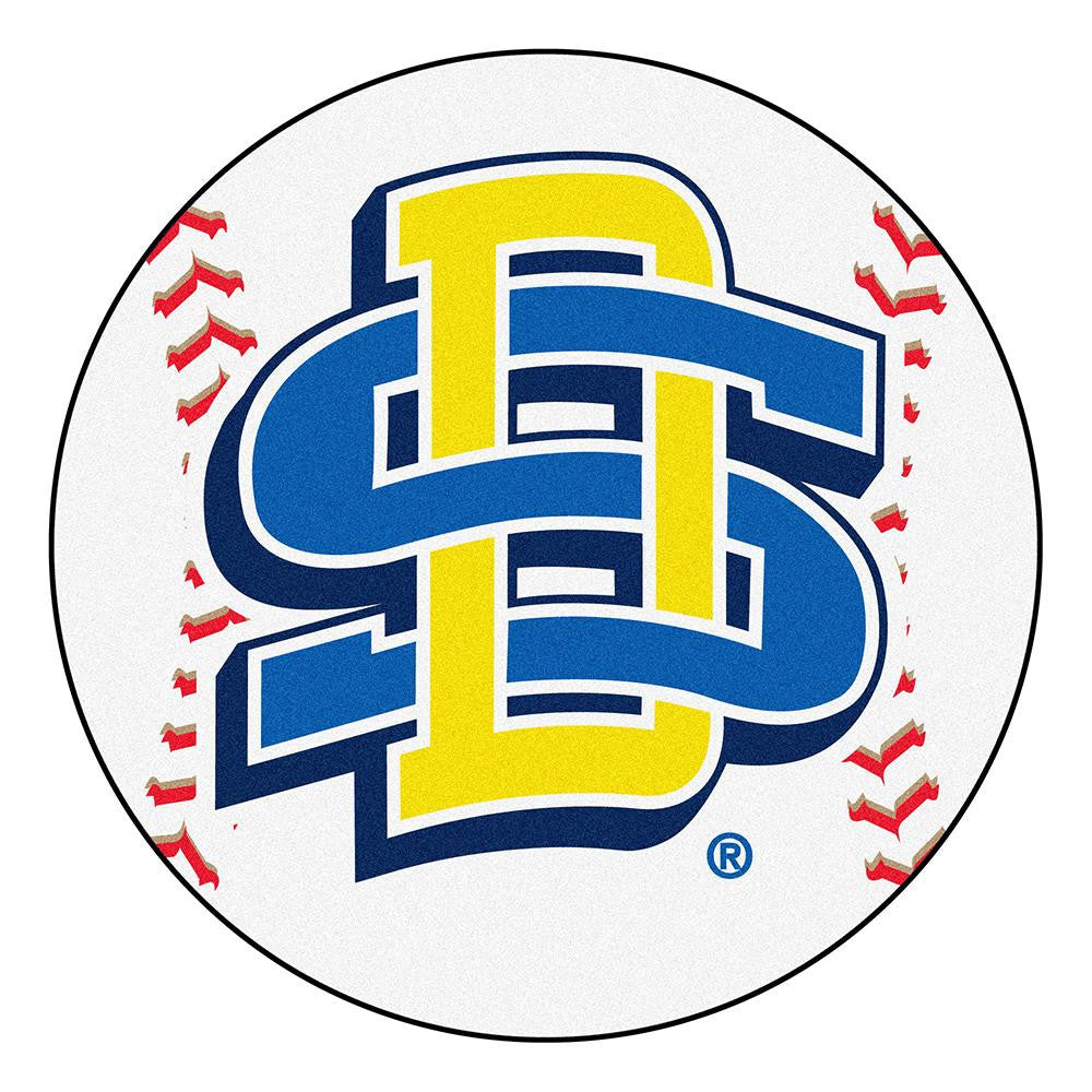 South Dakota State Jackrabbits NCAA Baseball Round Floor Mat (29)