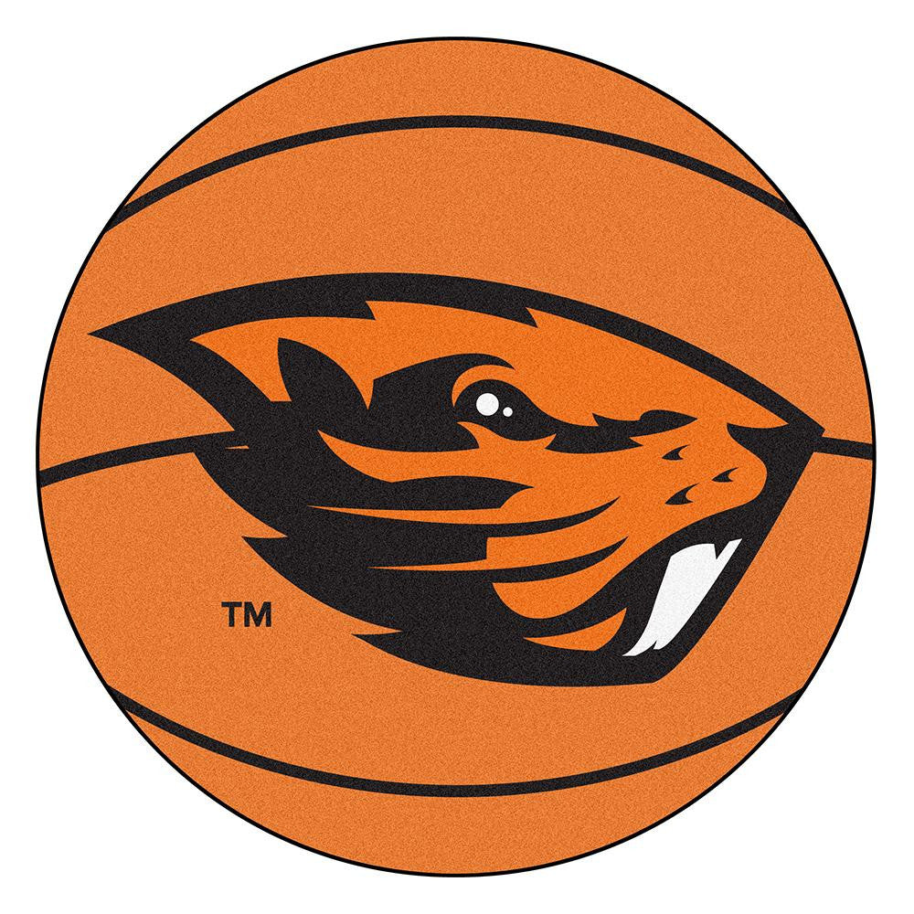 Oregon State Beavers NCAA Basketball Round Floor Mat (29)