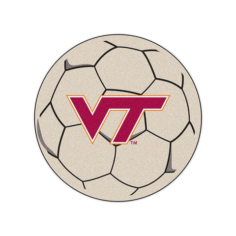Virginia Tech Hokies NCAA Soccer Ball Round Floor Mat (29)