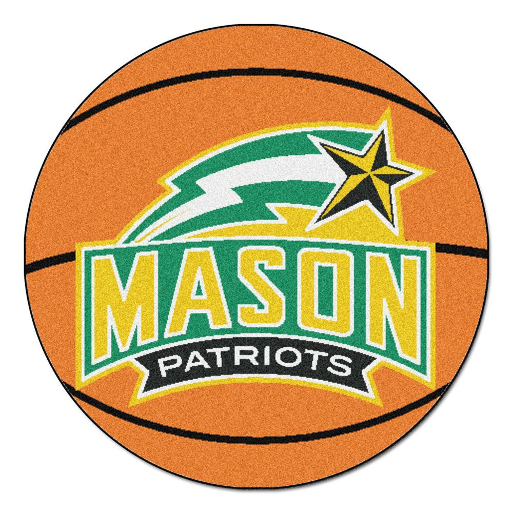 George Mason Patriots NCAA Basketball Round Floor Mat (29)