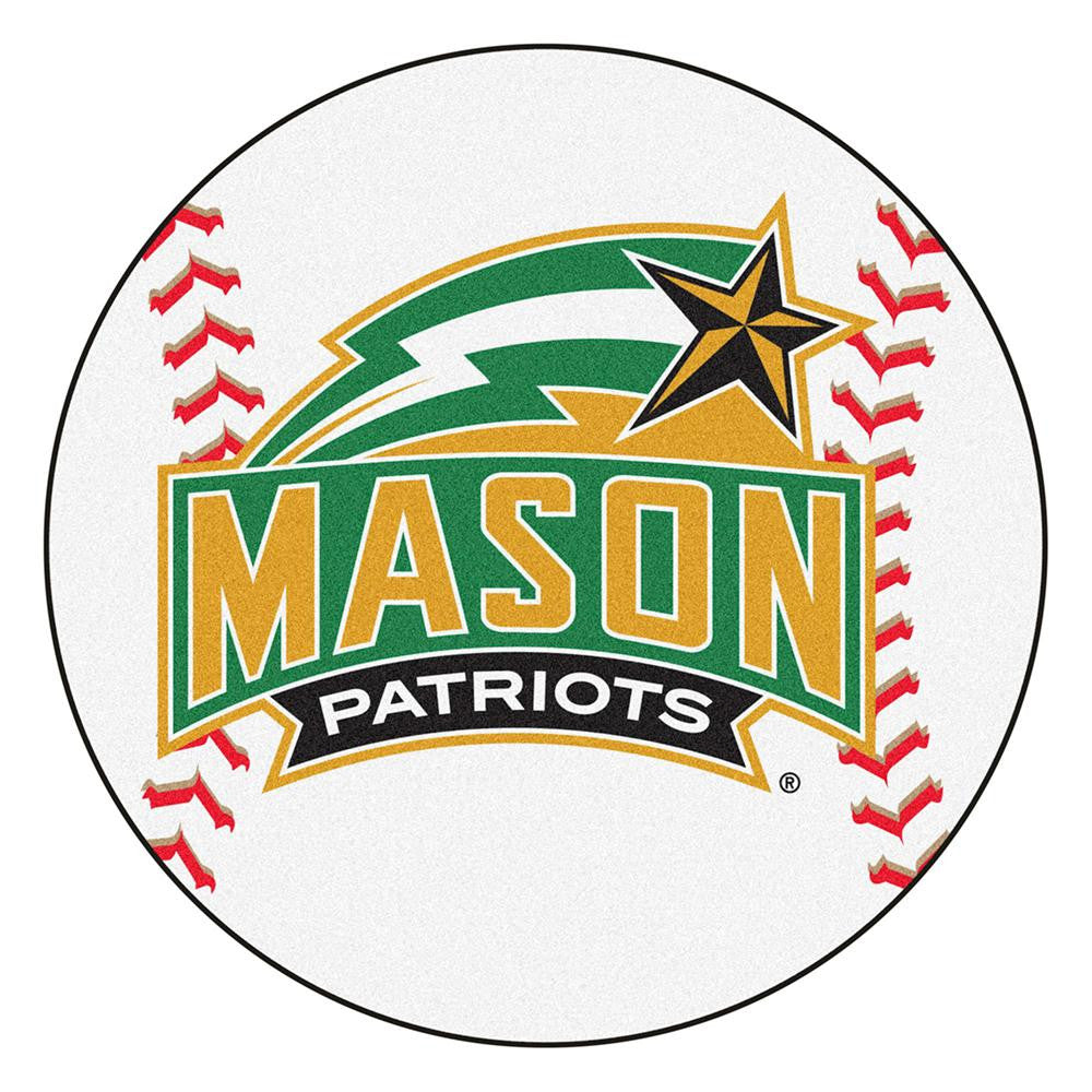 George Mason Patriots NCAA Baseball Round Floor Mat (29)