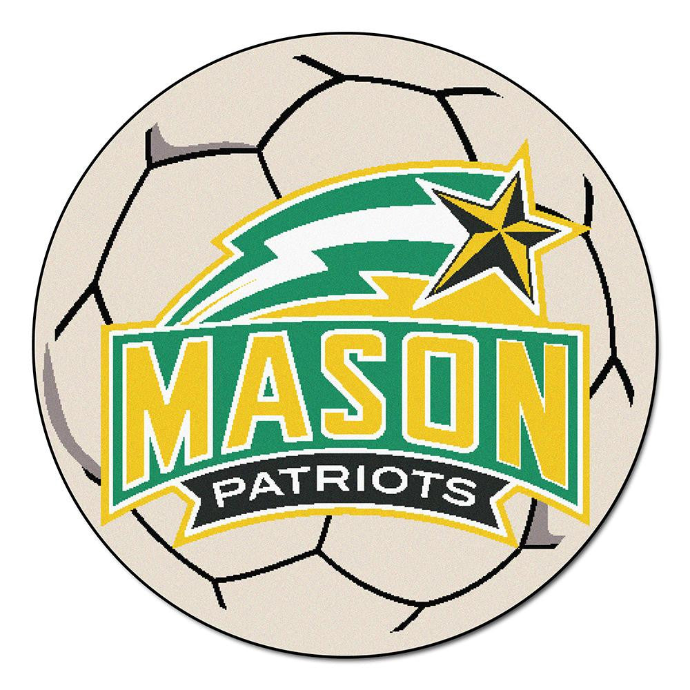 George Mason Patriots NCAA Soccer Ball Round Floor Mat (29)