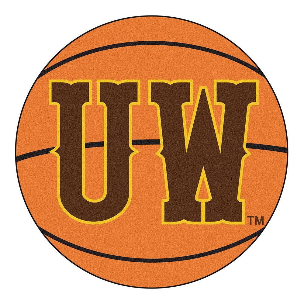Wyoming Cowboys NCAA Basketball Round Floor Mat (29)