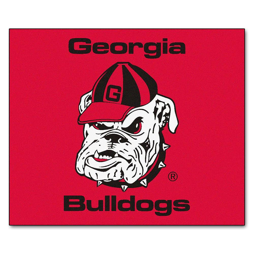 Georgia Bulldogs NCAA Tailgater Floor Mat (5'x6') Bulldog Logo