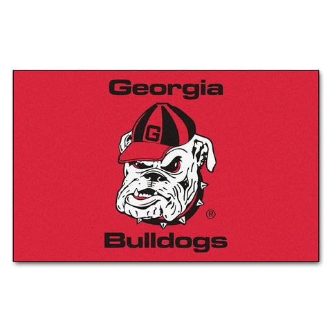 Georgia Bulldogs NCAA Ulti-Mat Floor Mat (5x8') Bulldog Logo
