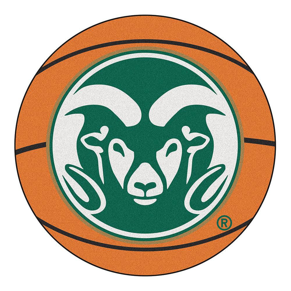 Colorado State Rams NCAA Basketball Round Floor Mat (29)