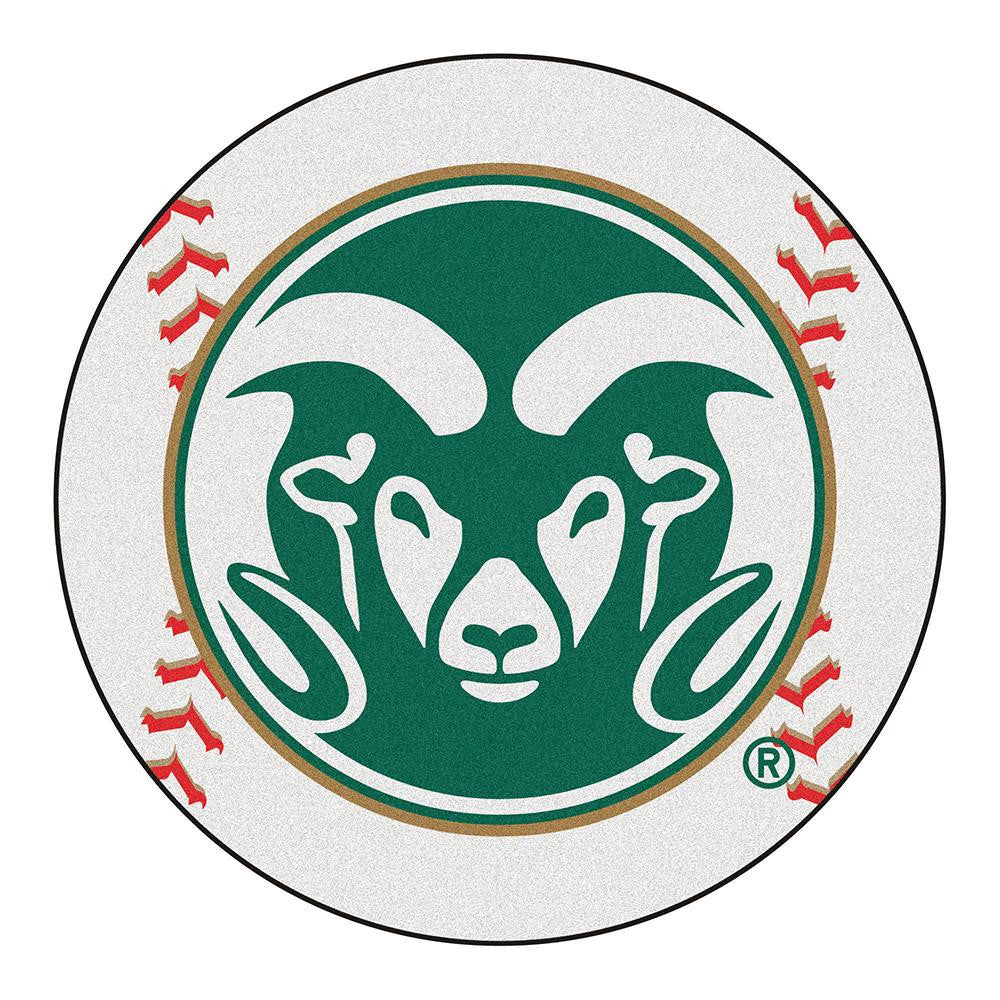 Colorado State Rams NCAA Baseball Round Floor Mat (29)