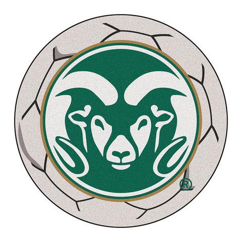 Colorado State Rams NCAA Soccer Ball Round Floor Mat (29)
