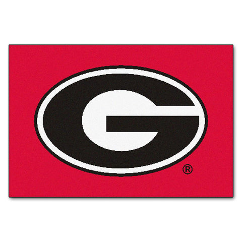 Georgia Bulldogs NCAA Starter Floor Mat (20x30) G Logo on Red