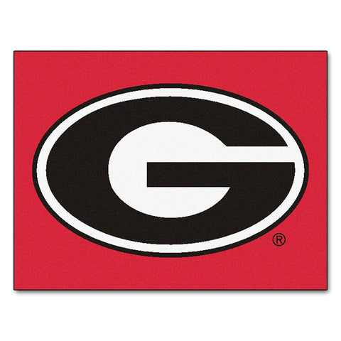 Georgia Bulldogs NCAA All-Star Floor Mat (34x45) G Logo on Red