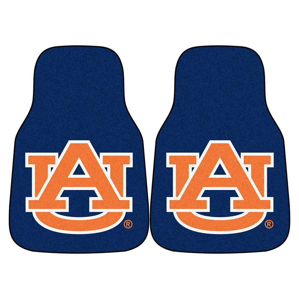 Auburn Tigers NCAA Car Floor Mats (2 Front) AU Logo