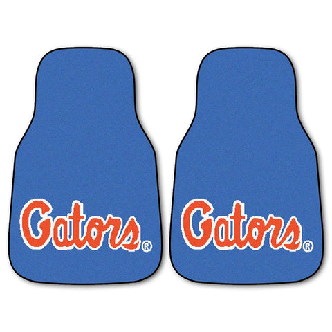 Florida Gators NCAA Car Floor Mats (2 Front) Gator Script