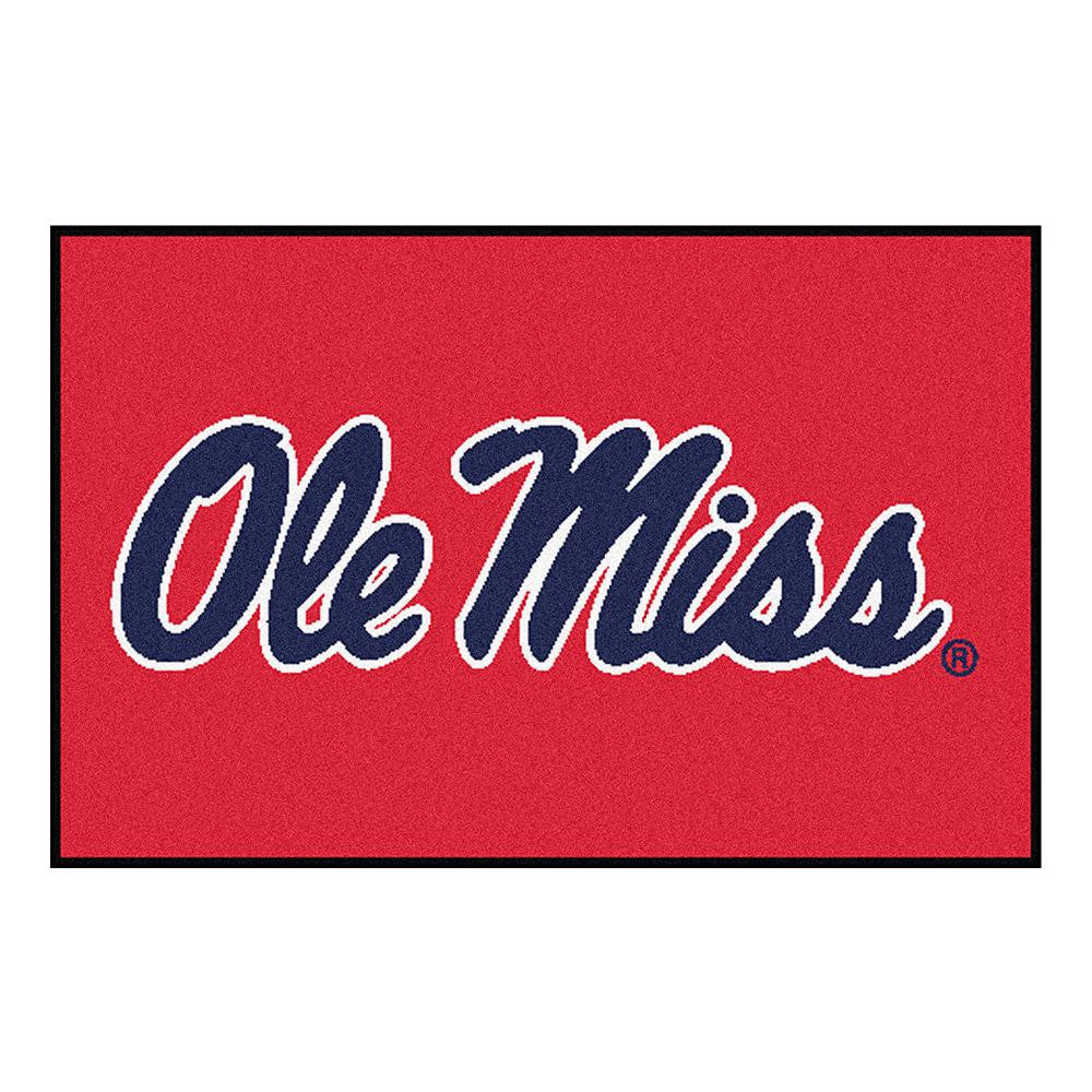 Mississippi Rebels NCAA Starter Floor Mat (20x30) Ole Miss Logo