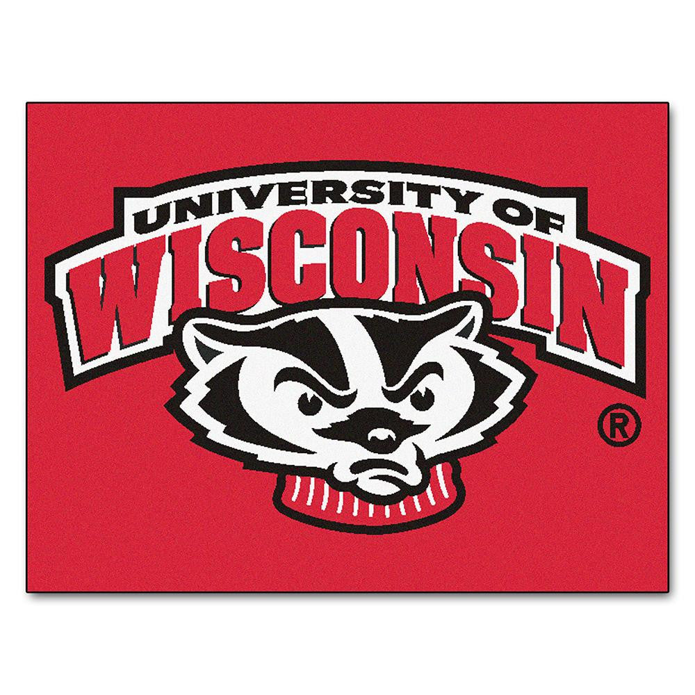 Wisconsin Badgers NCAA All-Star Floor Mat (34x45) Badger Logo