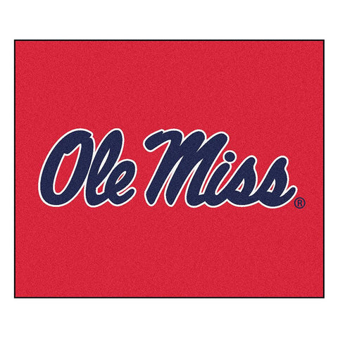 Mississippi Rebels NCAA Tailgater Floor Mat (5'x6') Ole Miss Logo