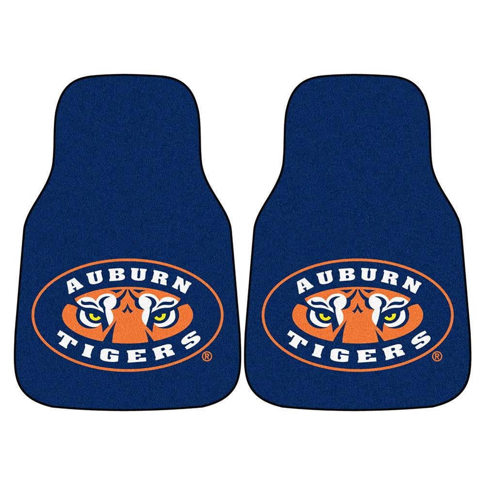 Auburn Tigers NCAA Car Floor Mats (2 Front) Tiger Eye