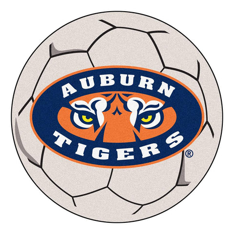 Auburn Tigers NCAA Soccer Ball Round Floor Mat (29) Tiger Eye