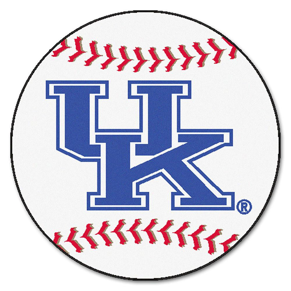 Kentucky Wildcats NCAA Baseball Round Floor Mat (29) UK Logo