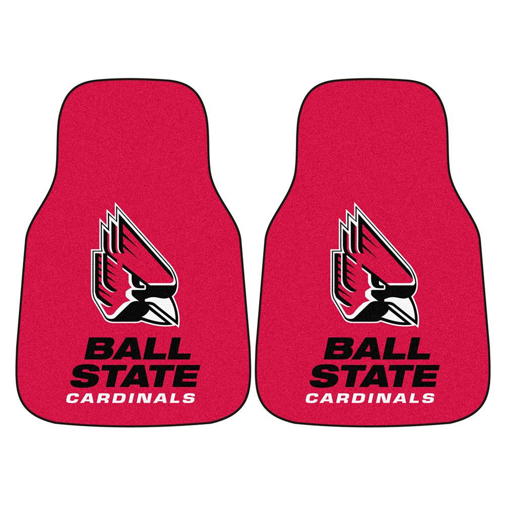 Ball State Cardinals NCAA Car Floor Mats (2 Front)