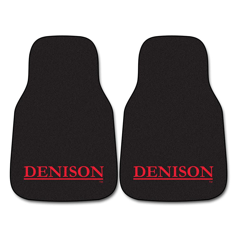 Denison Big Reds NCAA Car Floor Mats (2 Front)