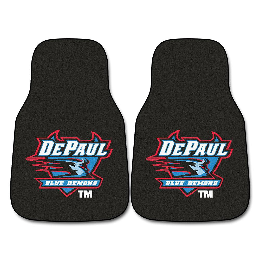 DePaul Blue Demons NCAA Car Floor Mats (2 Front)