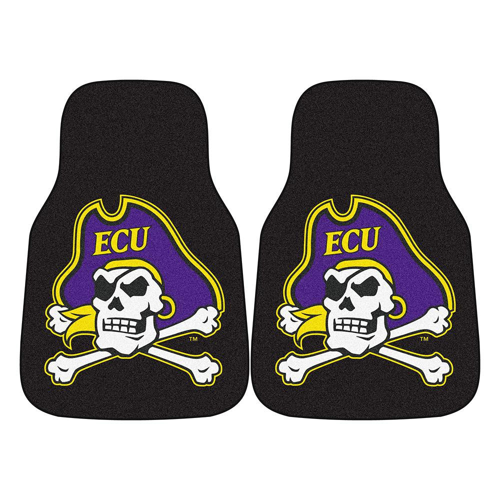 East Carolina Pirates NCAA Car Floor Mats (2 Front)