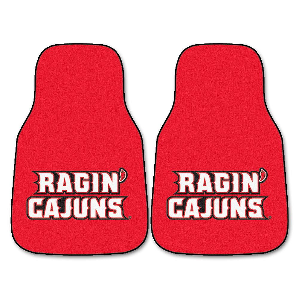 Louisiana Lafayette Ragin Cajuns NCAA Car Floor Mats (2 Front)