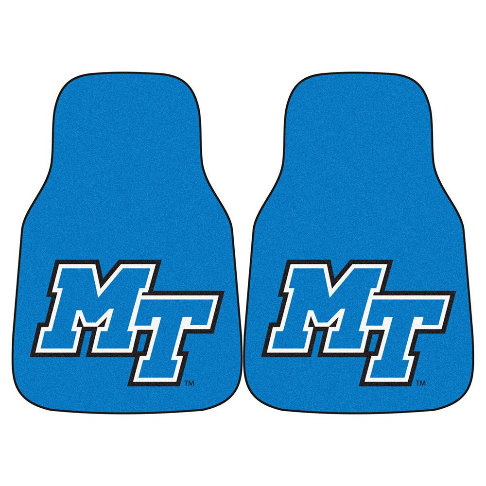 Middle Tennessee State Blue Raiders NCAA Car Floor Mats (2 Front)