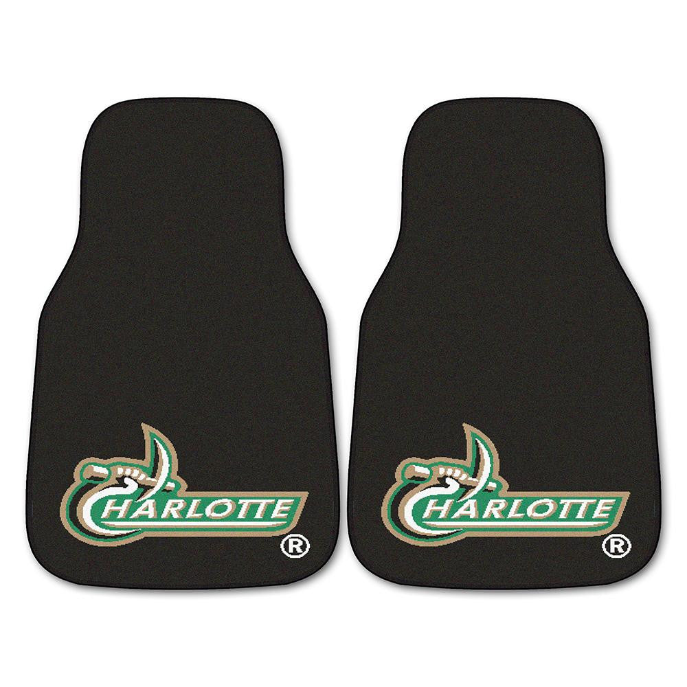 North Carolina Charlotte 49ers NCAA Car Floor Mats (2 Front)