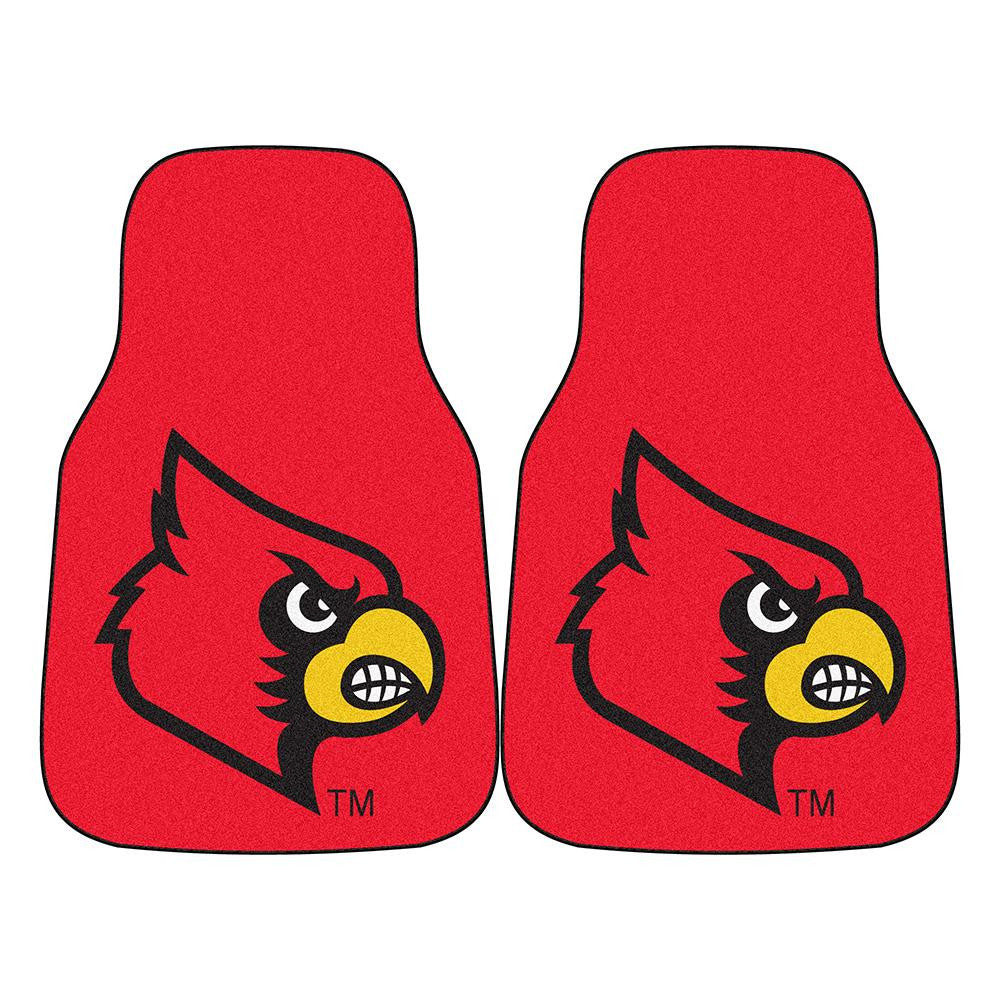 Louisville Cardinals NCAA Car Floor Mats (2 Front)