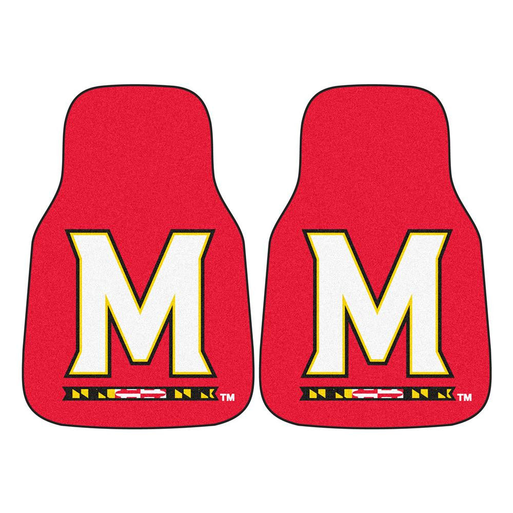 Maryland Terps NCAA Car Floor Mats (2 Front)