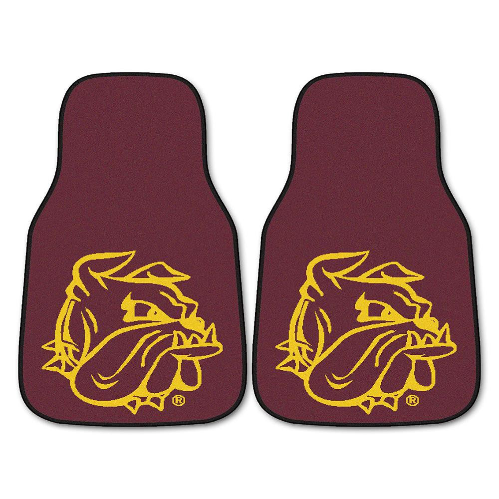 Minnesota Duluth Bulldogs NCAA 2-Piece Printed Carpet Car Mats (18x27)