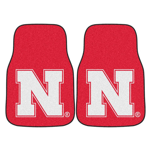 Nebraska Cornhuskers NCAA Car Floor Mats (2 Front)