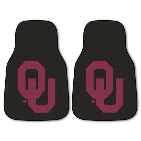 Oklahoma Sooners NCAA Car Floor Mats (2 Front)