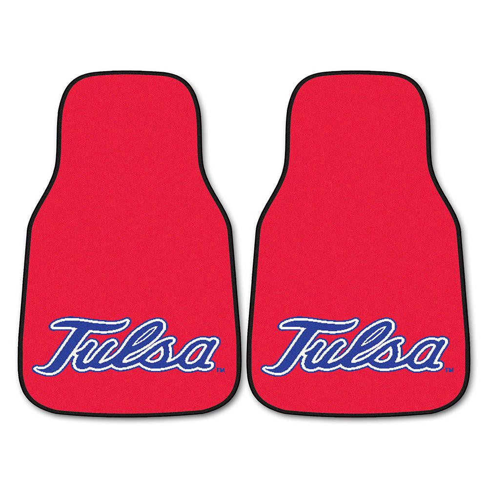 Tulsa Golden Hurricanes NCAA Car Floor Mats (2 Front)