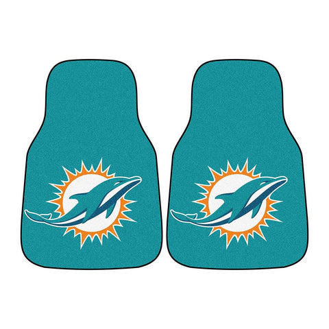 Miami Dolphins NFL Car Floor Mats (2 Front)