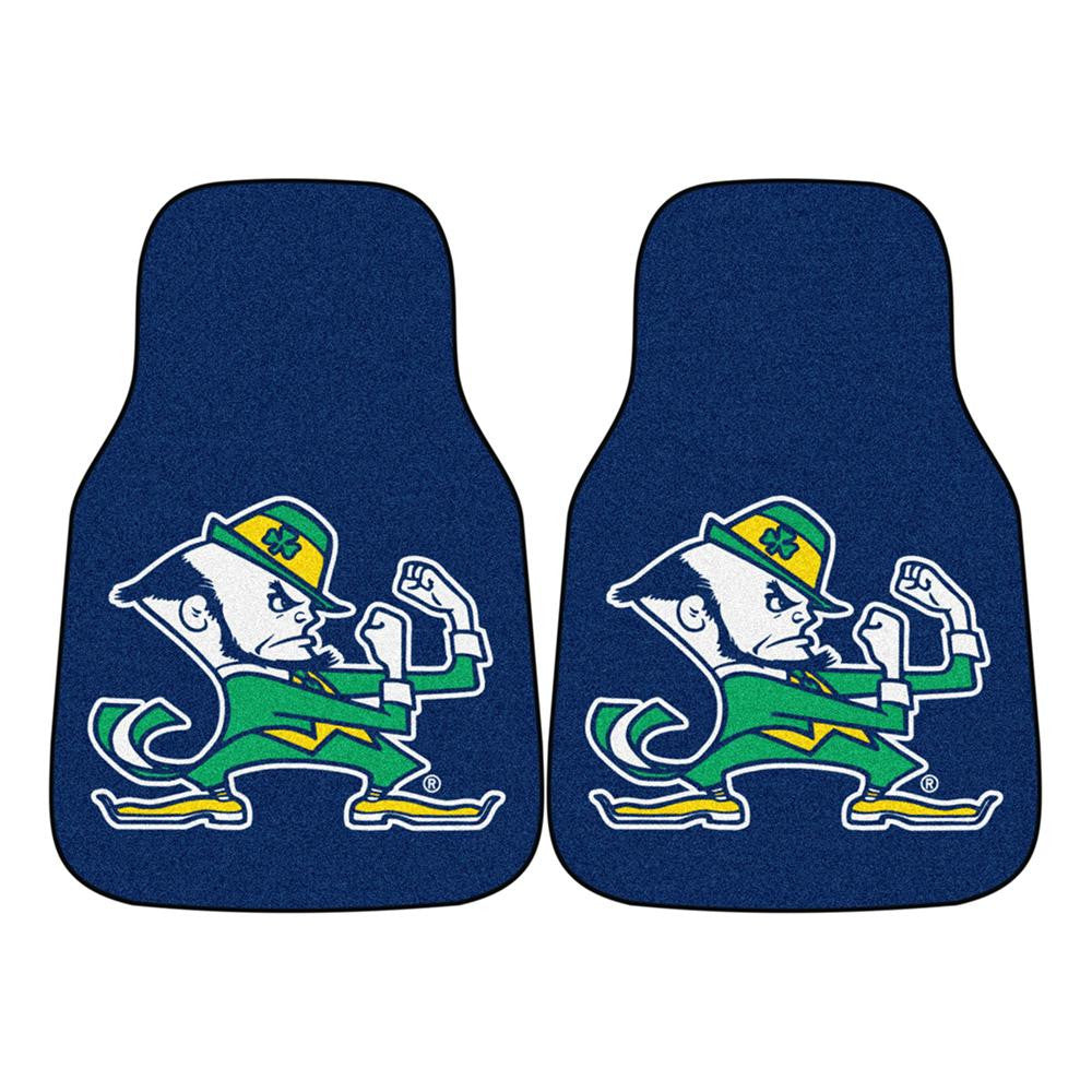 Notre Dame Fighting Irish NCAA Car Floor Mats (2 Front) ND Logo