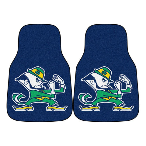 Notre Dame Fighting Irish NCAA Car Floor Mats (2 Front) ND Logo