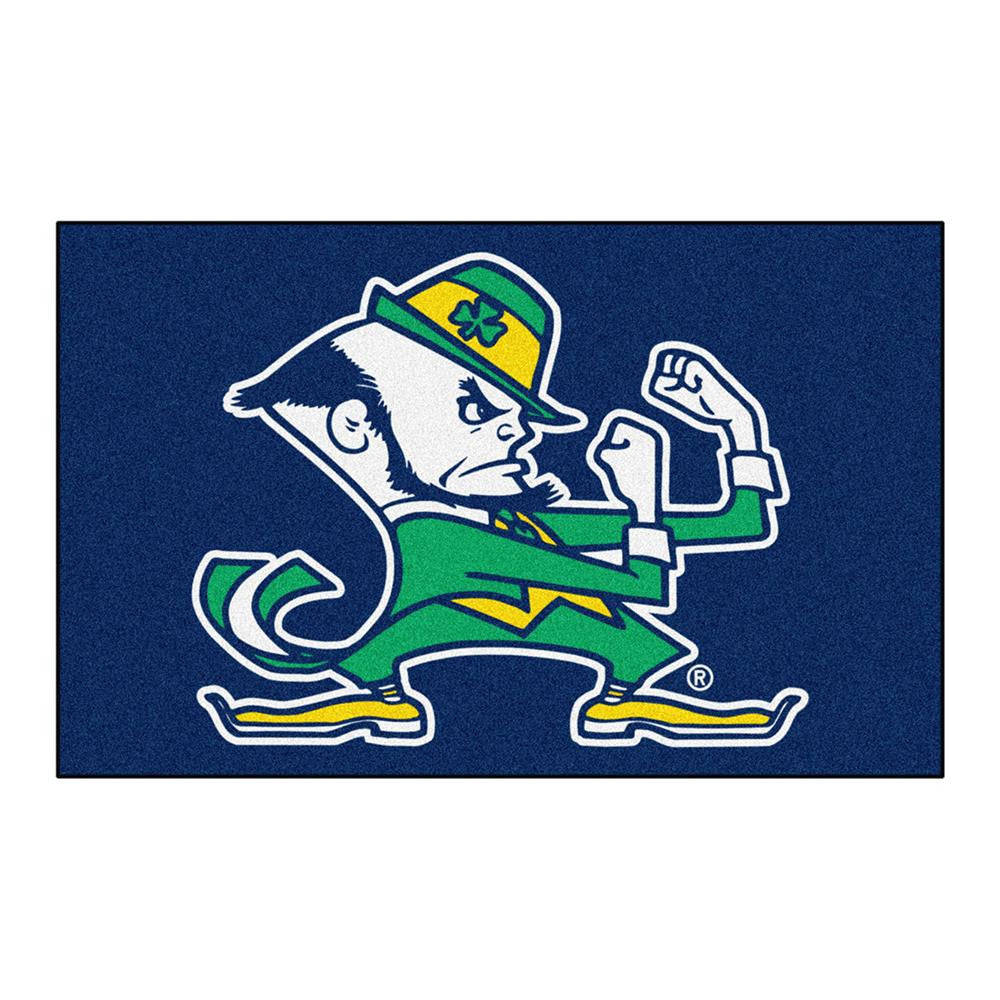 Notre Dame Fighting Irish NCAA Ulti-Mat Floor Mat (5x8') Fighting Irish Logo