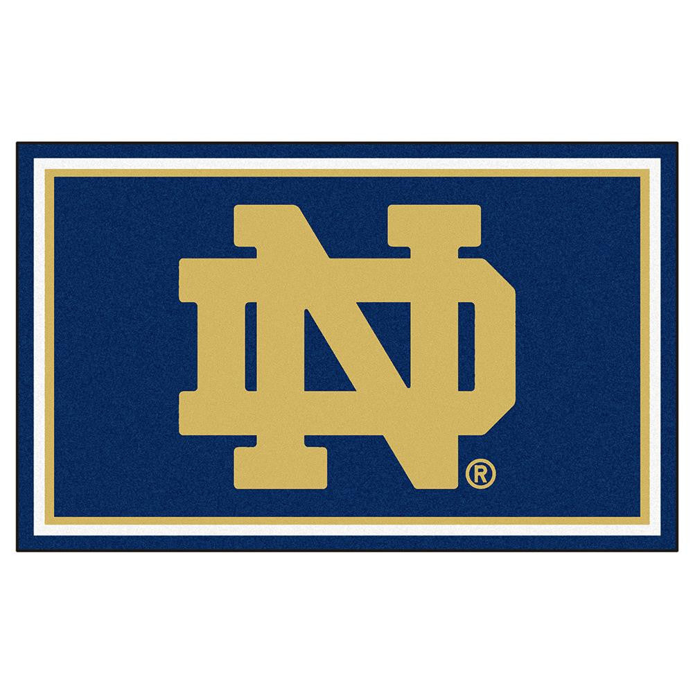Notre Dame Fighting Irish NCAA Floor Rug (4'x6') Fighting Irish Logo