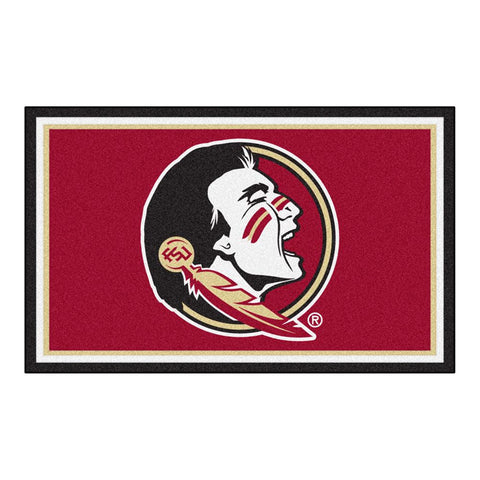 Florida State Seminoles NCAA Floor Rug (4'x6') Seminole Logo