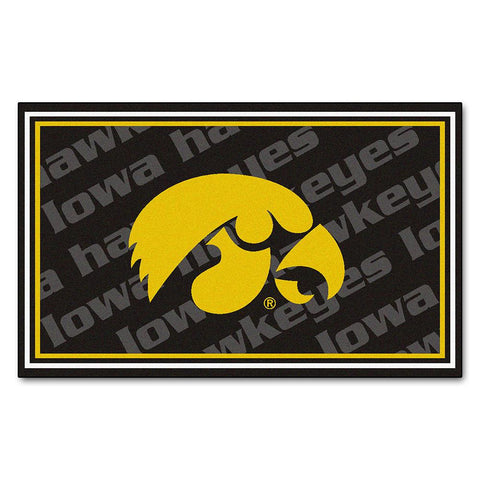 Iowa Hawkeyes NCAA Floor Rug (4'x6')