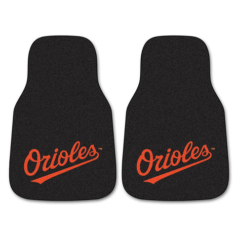 Baltimore Orioles MLB Car Floor Mats (2 Front)