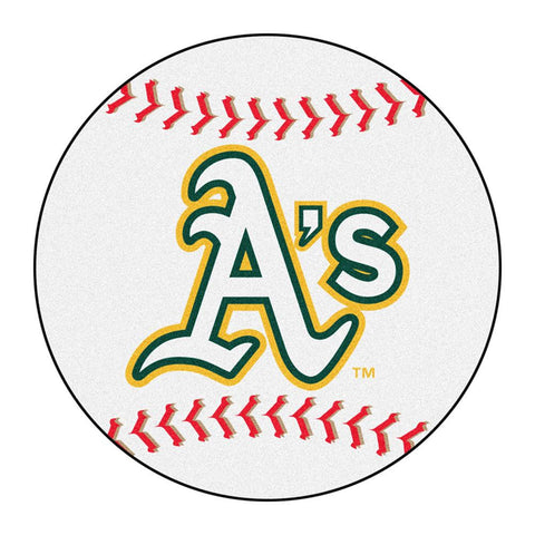 Oakland Athletics MLB Baseball Round Floor Mat (29)