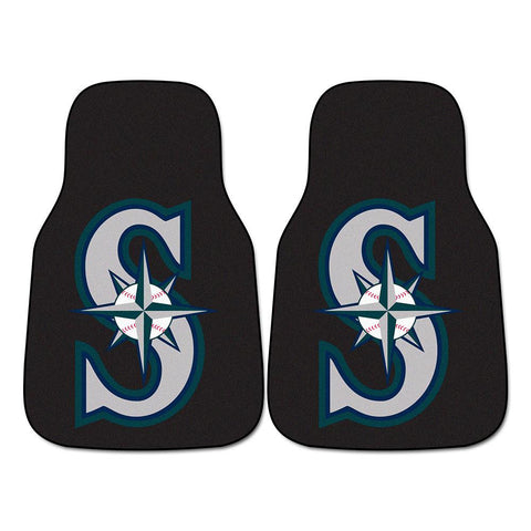 Seattle Mariners MLB Car Floor Mats (2 Front)