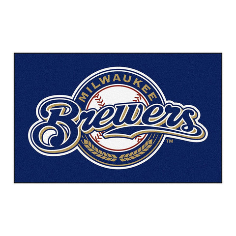 Milwaukee Brewers MLB Ulti-Mat Floor Mat (5x8')