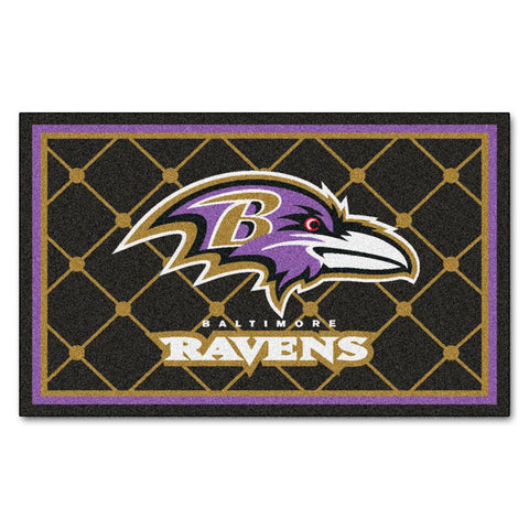 Baltimore Ravens NFL Floor Rug (4'x6')